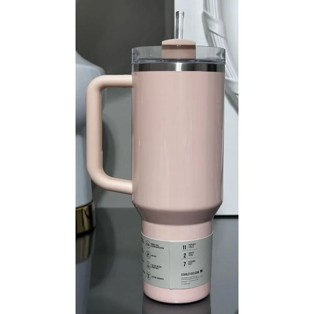 Stanley‎ Quencher H2.0 FlowState 40oz Tumbler, GLAZED DONUT - Picture 2 of 4